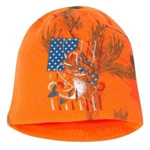 Cool Fishing For American Flag USA Fish Lover Kati - Camo Knit Beanie