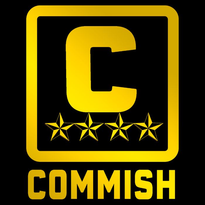 Commish Fantasy Football Logo Back And Front Pocket Logo Tall T-Shirt