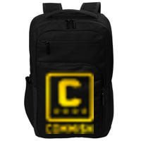 Commish Fantasy Football Logo Back And Front Pocket Logo Impact Tech Backpack