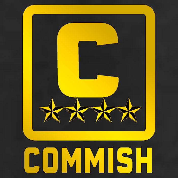 Commish Fantasy Football Logo Back And Front Pocket Logo Trucker Hat