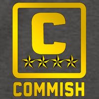 Commish Fantasy Football Logo Back And Front Pocket Logo Vector Backpack