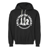 Chess Food For Thought Garment-Dyed Fleece Hoodie