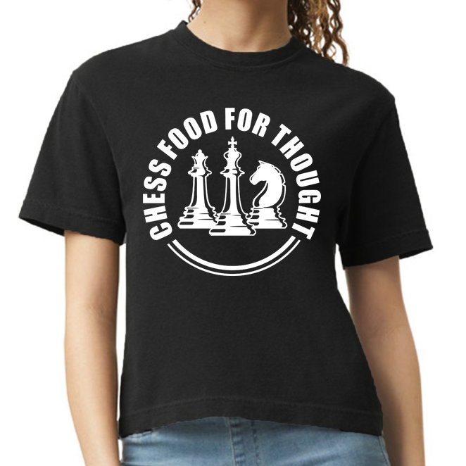 Chess Food For Thought Comfort Colors Boxy T-Shirt