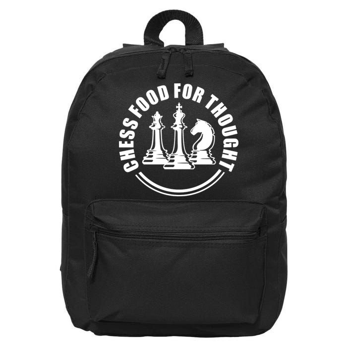 Chess Food For Thought 16 in Basic Backpack
