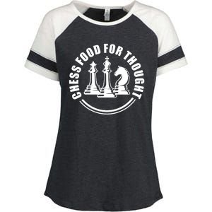 Chess Food For Thought Enza Ladies Jersey Colorblock Tee