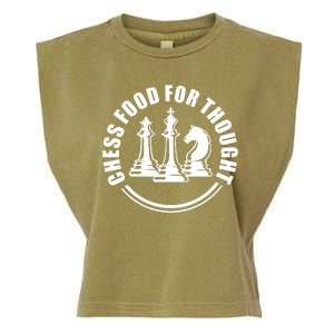 Chess Food For Thought Garment-Dyed Women's Muscle Tee