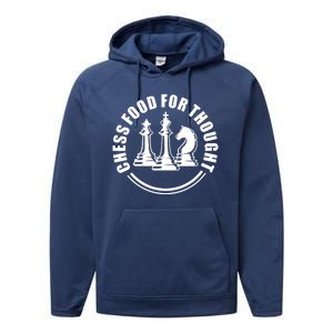 Chess Food For Thought Performance Fleece Hoodie