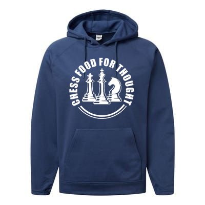 Chess Food For Thought Performance Fleece Hoodie