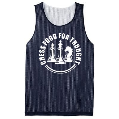 Chess Food For Thought Mesh Reversible Basketball Jersey Tank