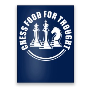 Chess Food For Thought Poster