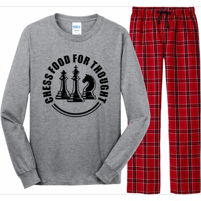 Chess Food For Thought Long Sleeve Pajama Set