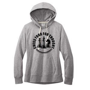 Chess Food For Thought Women's Fleece Hoodie