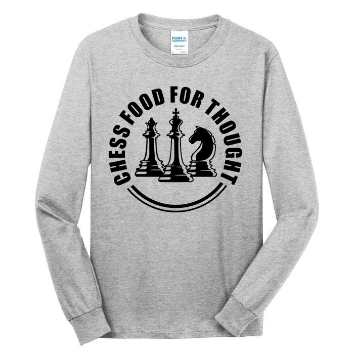 Chess Food For Thought Tall Long Sleeve T-Shirt