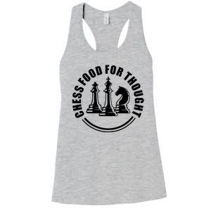 Chess Food For Thought Women's Racerback Tank