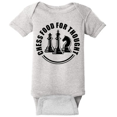 Chess Food For Thought Baby Bodysuit