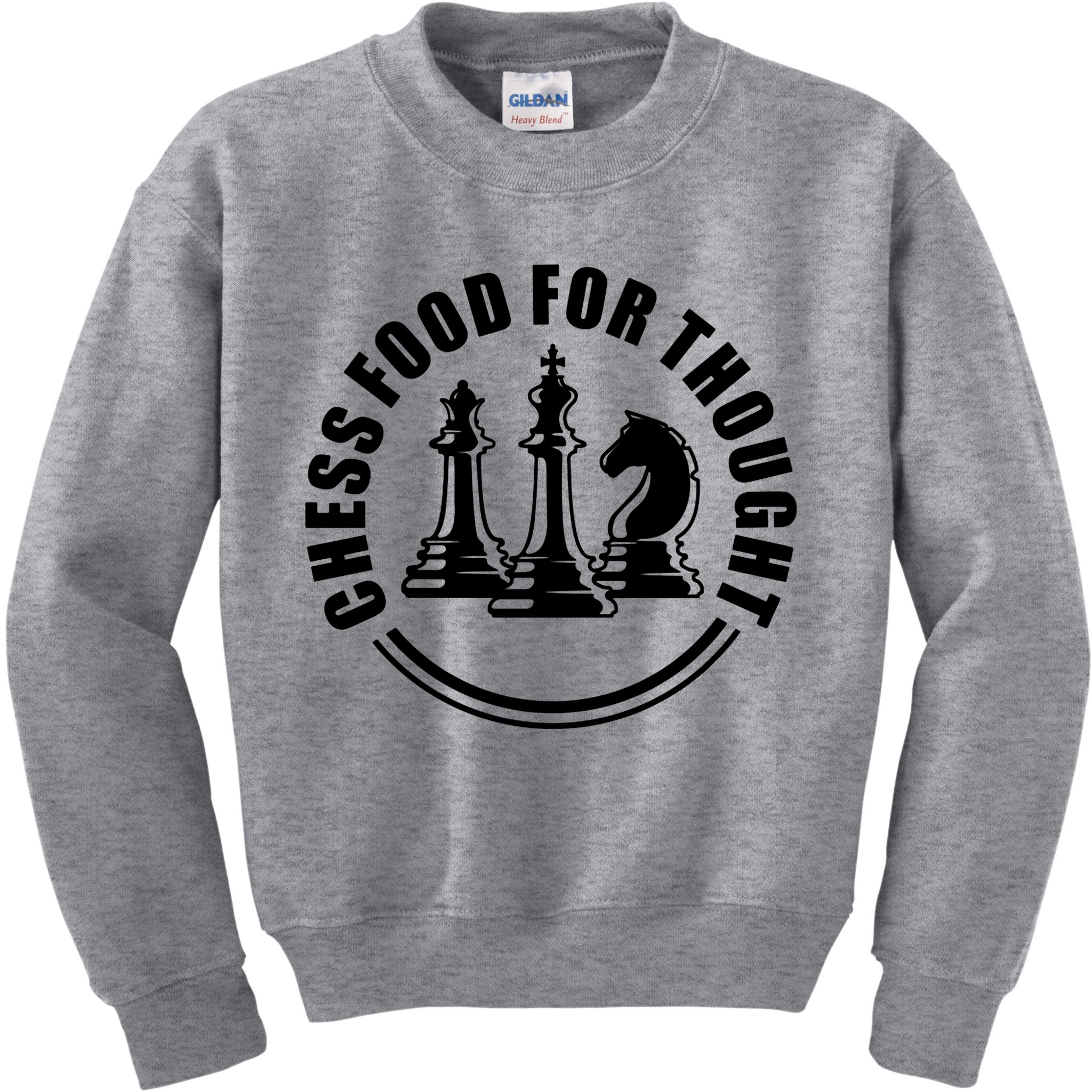 Chess Food For Thought Kids Sweatshirt