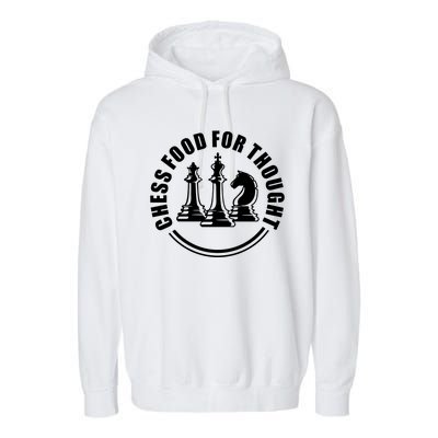 Chess Food For Thought Garment-Dyed Fleece Hoodie