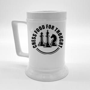 Chess Food For Thought Beer Stein