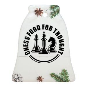 Chess Food For Thought Ceramic Bell Ornament