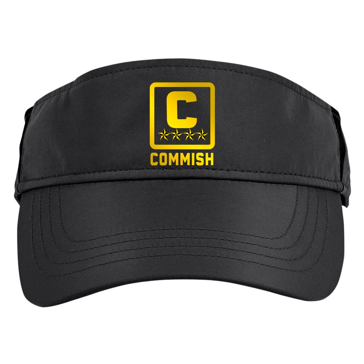 Commissioner Funny Fantasy Football Commish Adult Drive Performance Visor