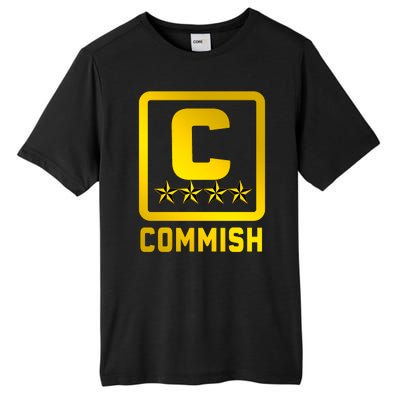 Commissioner Funny Fantasy Football Commish Tall Fusion ChromaSoft Performance T-Shirt