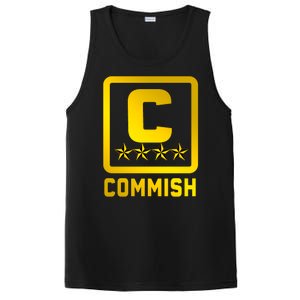 Commissioner Funny Fantasy Football Commish PosiCharge Competitor Tank