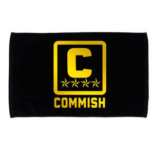 Commissioner Funny Fantasy Football Commish Microfiber Hand Towel