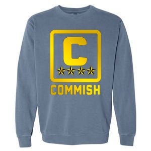 Commissioner Funny Fantasy Football Commish Garment-Dyed Sweatshirt