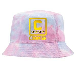 Commissioner Funny Fantasy Football Commish Tie-Dyed Bucket Hat