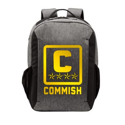 Commissioner Funny Fantasy Football Commish Vector Backpack