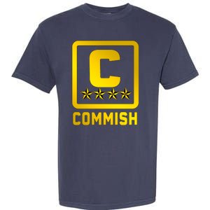 Commissioner Funny Fantasy Football Commish Garment-Dyed Heavyweight T-Shirt