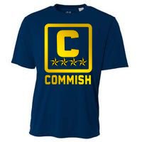 Commissioner Funny Fantasy Football Commish Cooling Performance Crew T-Shirt