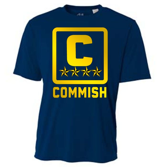 Commissioner Funny Fantasy Football Commish Cooling Performance Crew T-Shirt