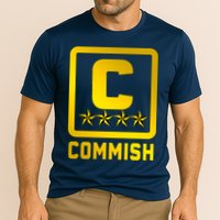 Commissioner Funny Fantasy Football Commish Cooling Performance Crew T-Shirt