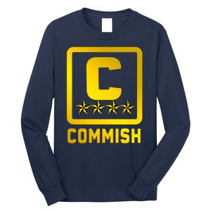 Commissioner Funny Fantasy Football Commish Long Sleeve Shirt