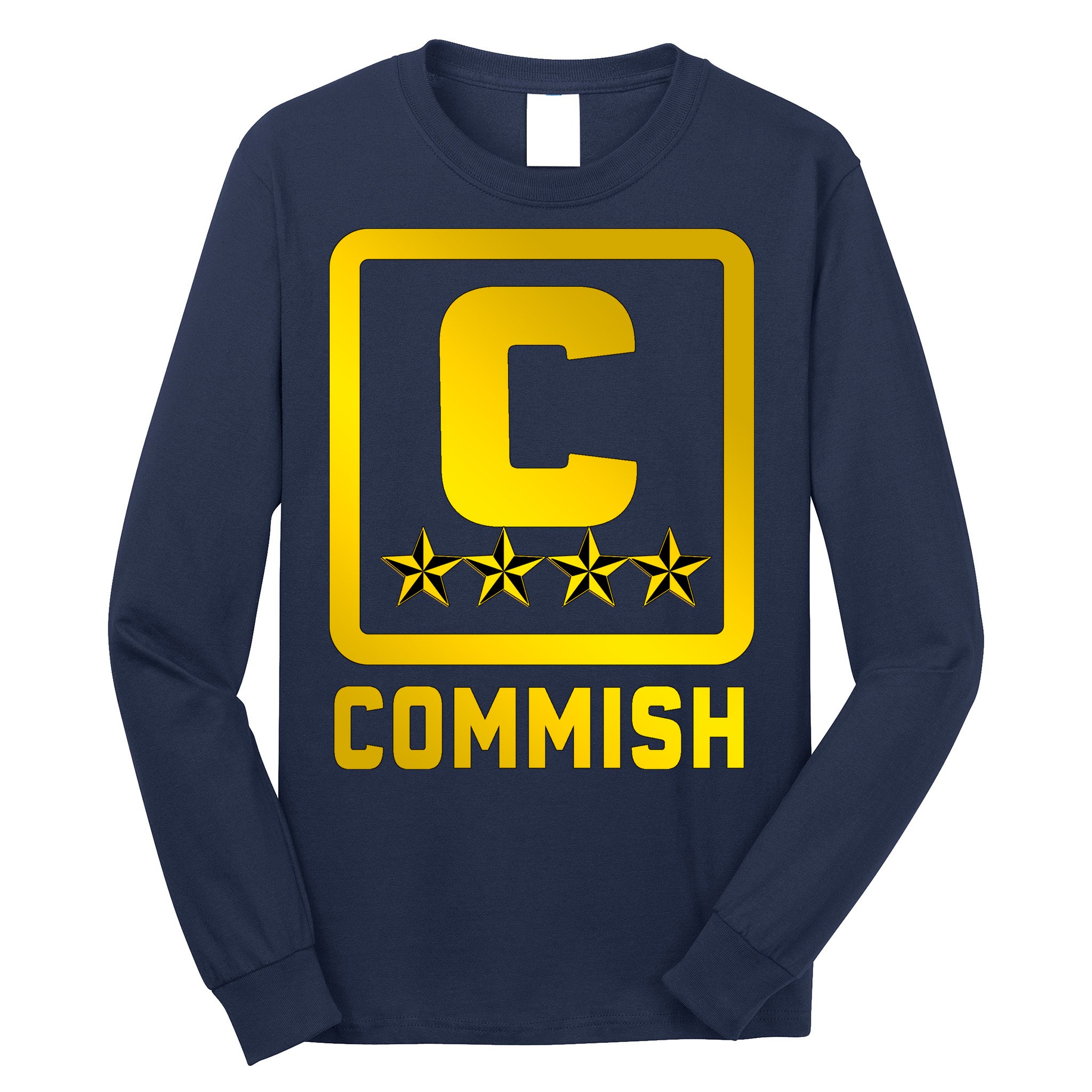 Commissioner Funny Fantasy Football Commish Long Sleeve Shirt