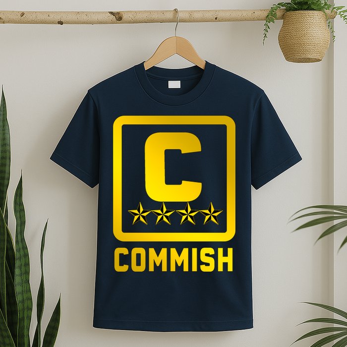 Commissioner Funny Fantasy Football Commish T-Shirt