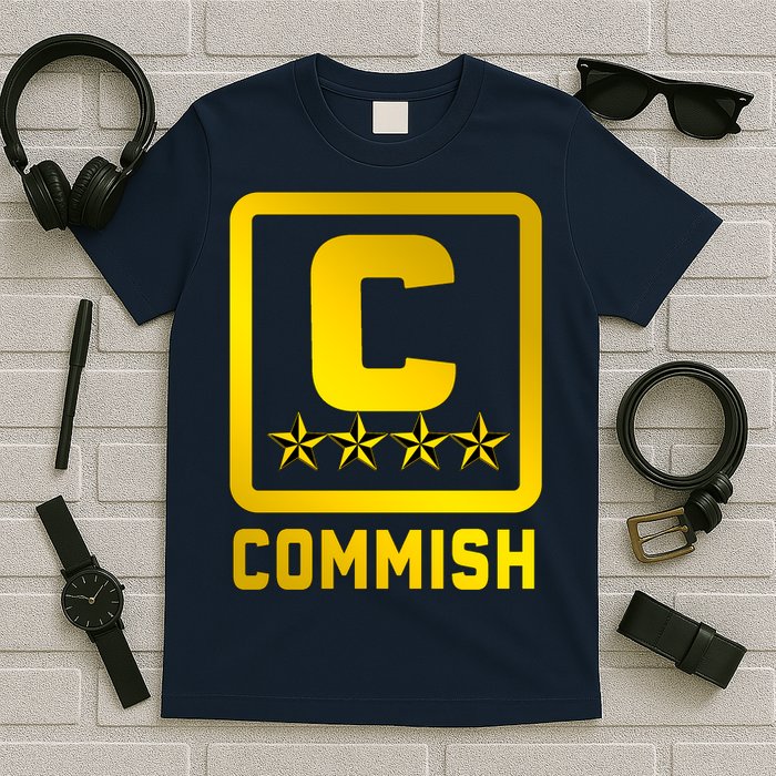 Commissioner Funny Fantasy Football Commish T-Shirt