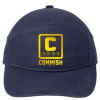 Commissioner Funny Fantasy Football Commish 7-Panel Snapback Hat