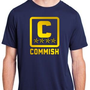 Commissioner Funny Fantasy Football Commish Adult ChromaSoft Performance T-Shirt