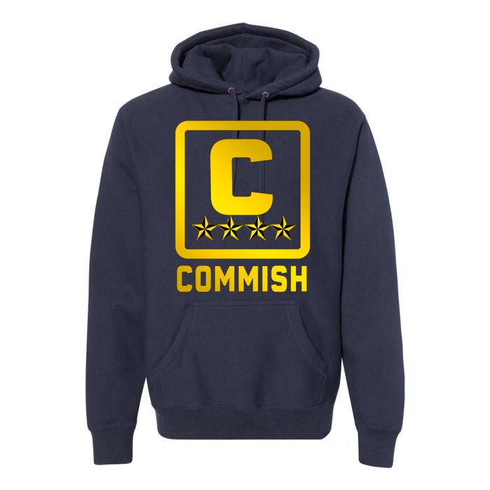 Commissioner Funny Fantasy Football Commish Premium Hoodie