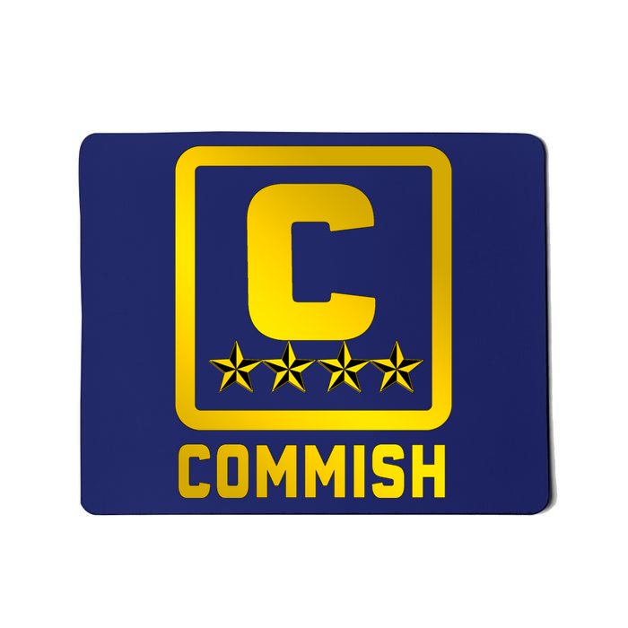 Commissioner Funny Fantasy Football Commish Mousepad