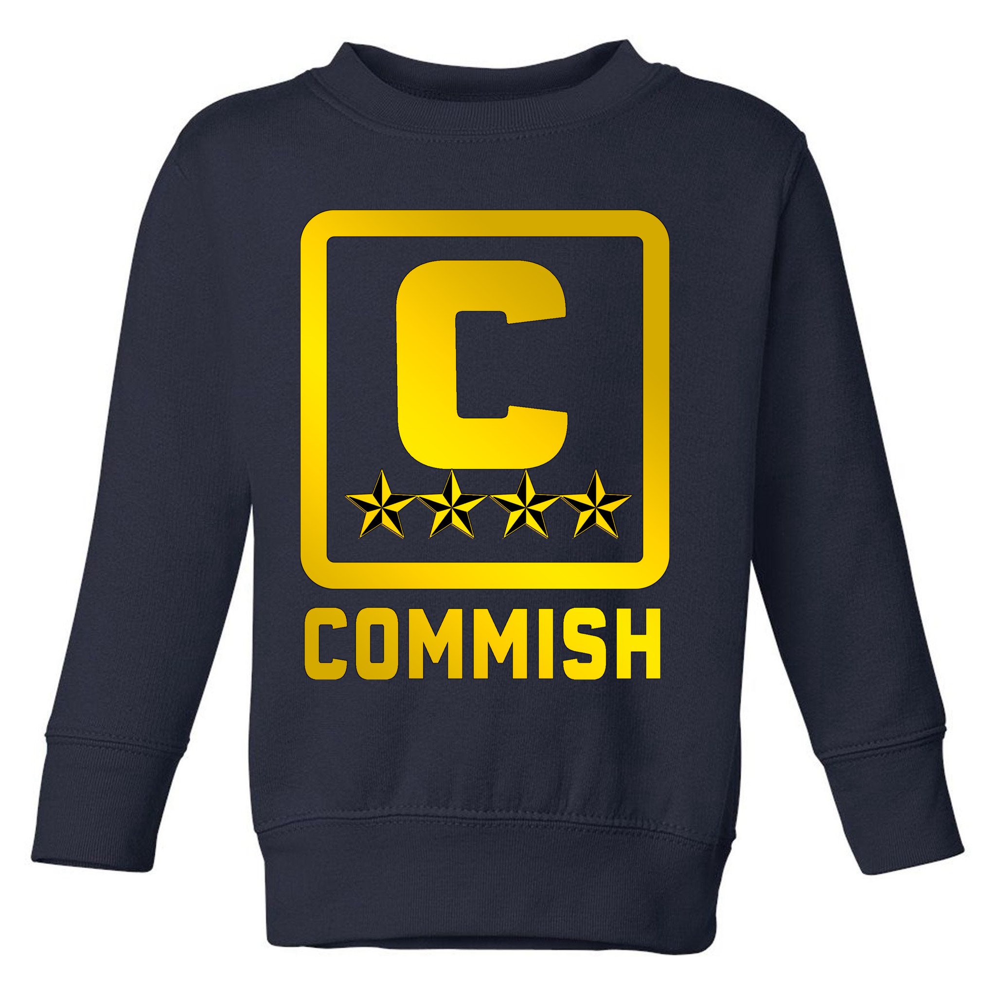 Commissioner Funny Fantasy Football Commish Toddler Sweatshirt