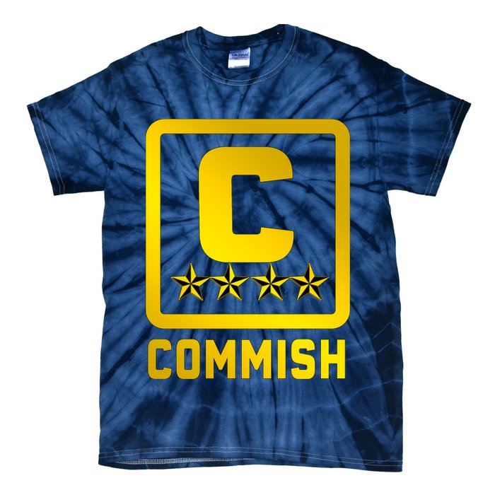 Commissioner Funny Fantasy Football Commish Tie-Dye T-Shirt