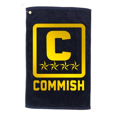Commissioner Funny Fantasy Football Commish Golf Towel