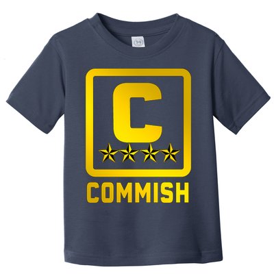 Commissioner Funny Fantasy Football Commish Toddler T-Shirt
