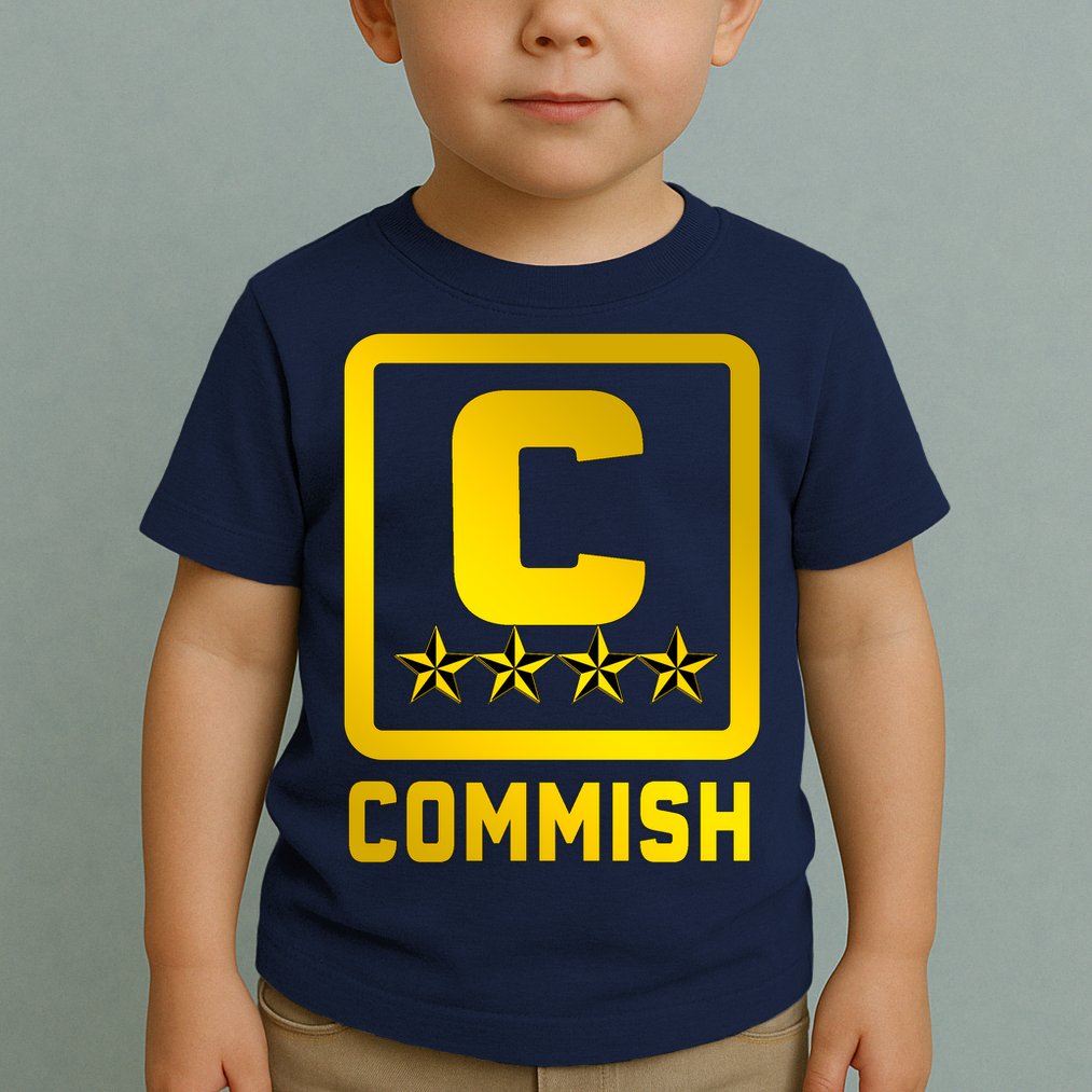 Commissioner Funny Fantasy Football Commish Toddler T-Shirt