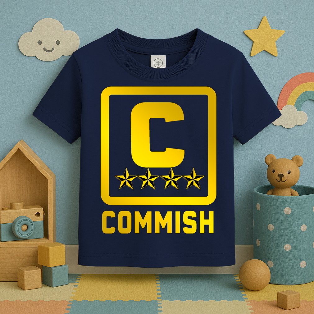 Commissioner Funny Fantasy Football Commish Toddler T-Shirt