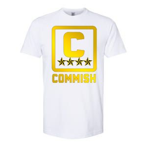 Commissioner Funny Fantasy Football Commish Softstyle CVC T-Shirt