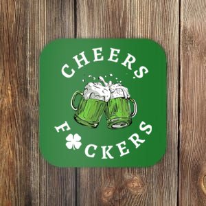 Cheers Feckers Friends Beer Lover Coaster